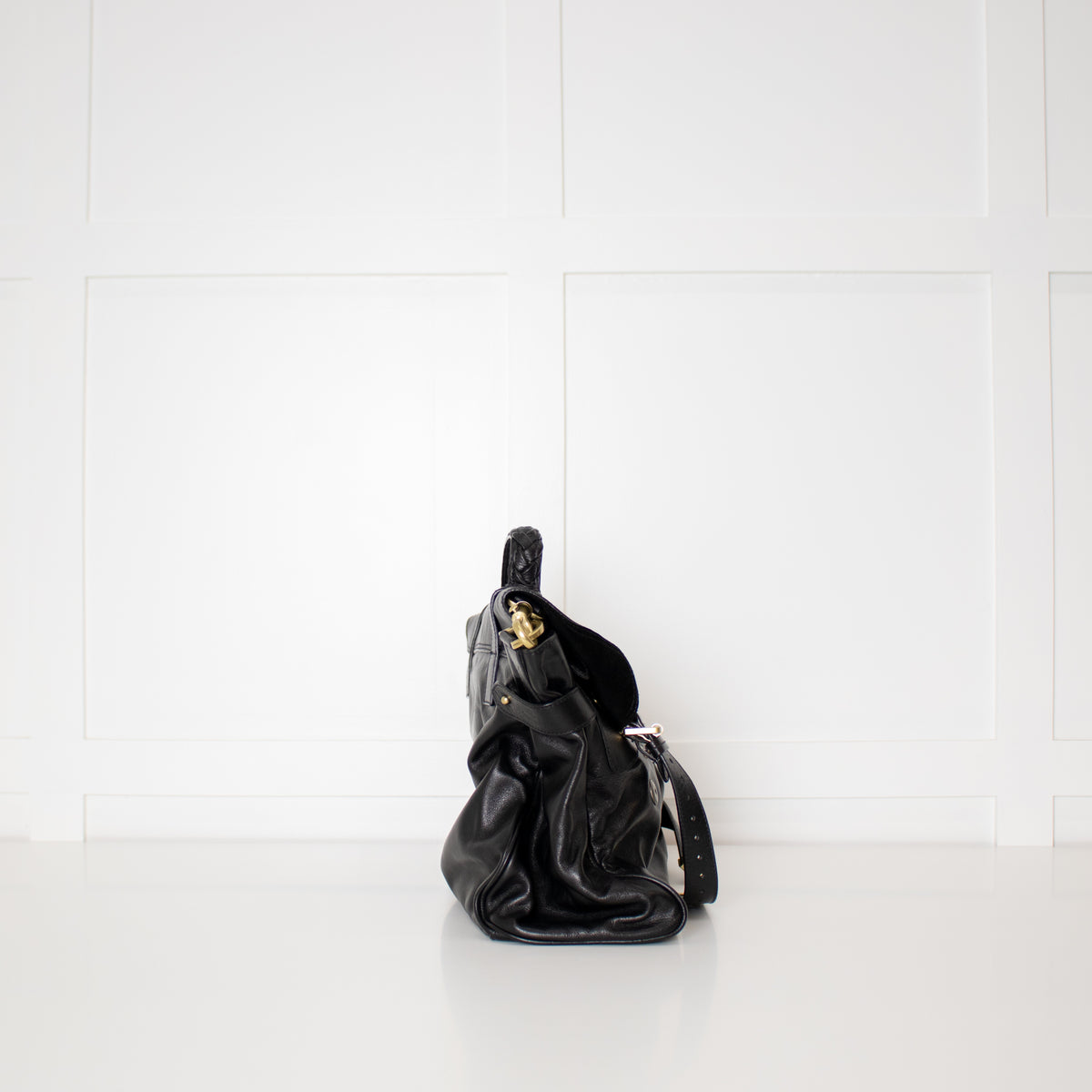 Mulberry Black Leather Alexa Handbag