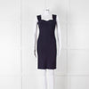 Herve Leger Navy Bandage Cocktail Dress