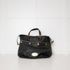 Mulberry Black Brown Leather Mitzy Tote Bag
