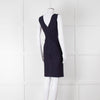 Herve Leger Navy Bandage Cocktail Dress