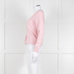 N.Peal Pink 100% Cashmere V Neck Cardigan