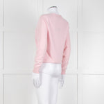 N.Peal Pink 100% Cashmere V Neck Cardigan