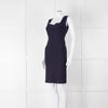 Herve Leger Navy Bandage Cocktail Dress