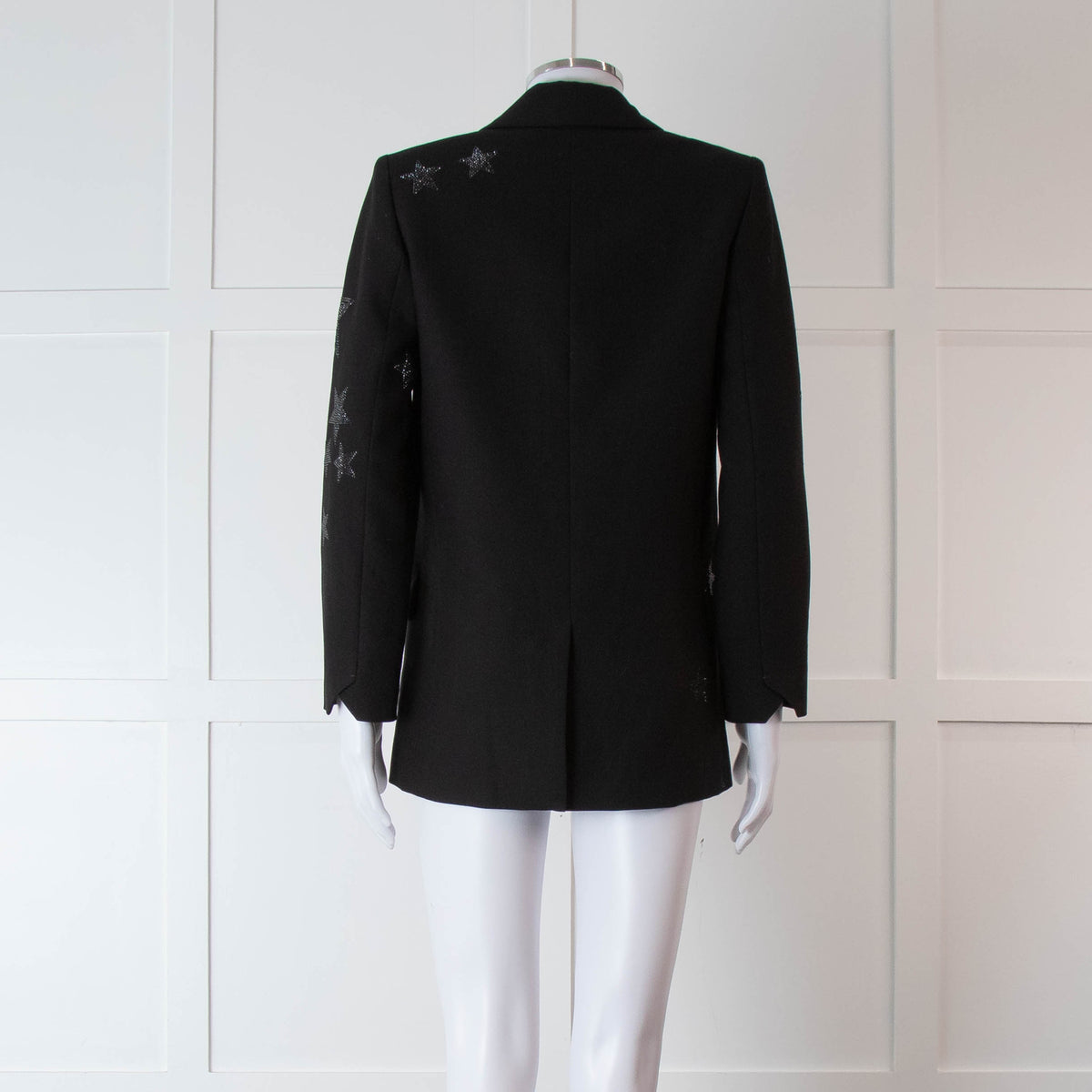Zadig & Voltaire Black Diamante Star Blazer Jacket