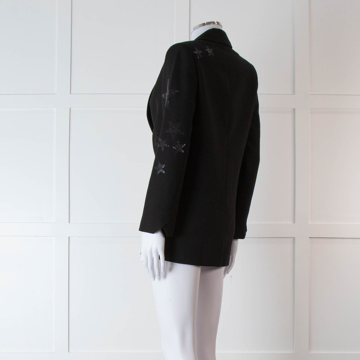Zadig & Voltaire Black Diamante Star Blazer Jacket