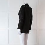 Zadig & Voltaire Black Diamante Star Blazer Jacket