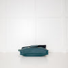 Sophie Hulme Teal Envelope Leather Bag