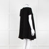 Ba&sh Black Crinkle Tie Front Mini Dress