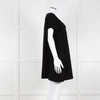 Ba&sh Black Crinkle Tie Front Mini Dress