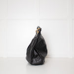 Marc By Marc Jacobs Black Grainy Leather Q Hillier Hobo Bag