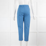 MaxMara Sky Blue Straight Leg Trousers