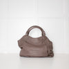 Marc By Marc Jacobs Taupe Q Fran Grainy Leather Tote Bag