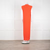 Solace London Orange Arielle Sleeveless Pleated Maxi Dress