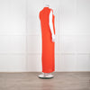 Solace London Orange Arielle Sleeveless Pleated Maxi Dress
