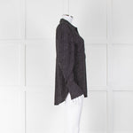 Equipment Cherilene Black With White Spots Blouse
