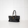 Bottega Veneta Black Intrecciato Capri Tote Bag