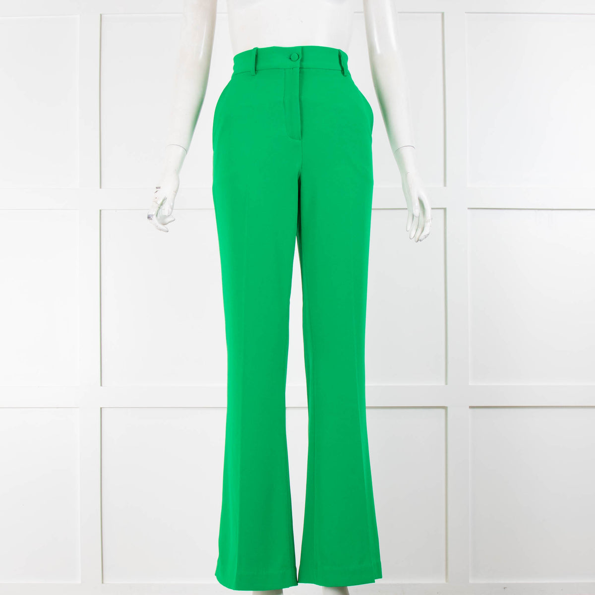 Dea Kudibal Bright Green Fit & Flared Trousers
