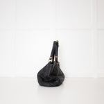 Bottega Veneta Black Intrecciato Capri Tote Bag