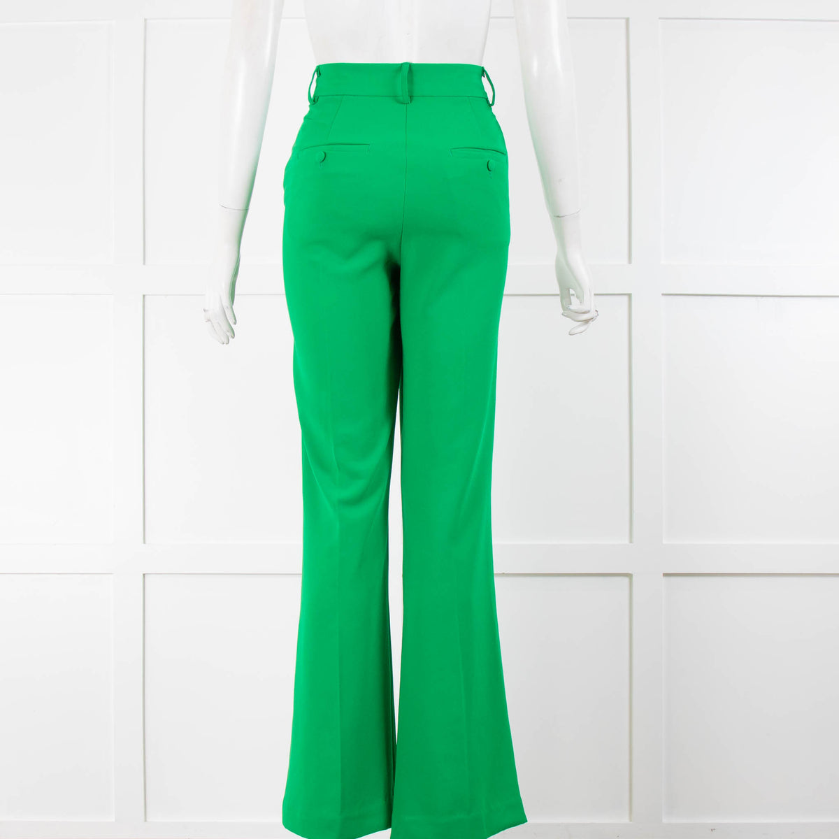 Dea Kudibal Bright Green Fit & Flared Trousers