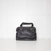 Anya Hindmarch Black Seymore Textured Leather Tote Bag