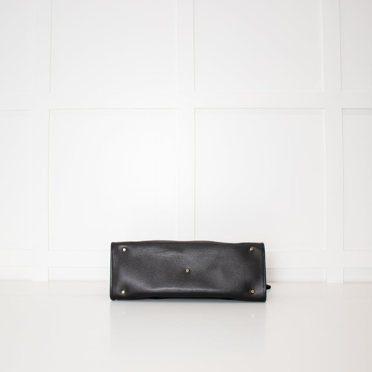 Anya Hindmarch Black Seymore Textured Leather Tote Bag