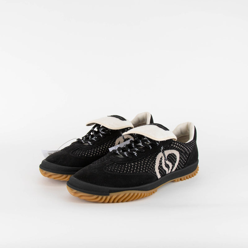 Stella McCartney Black S-Wave Sport Mesh Panelled Trainers