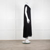 By Malene Birger Black Sleeveless Dress With Dropped Pleated Hem Dress