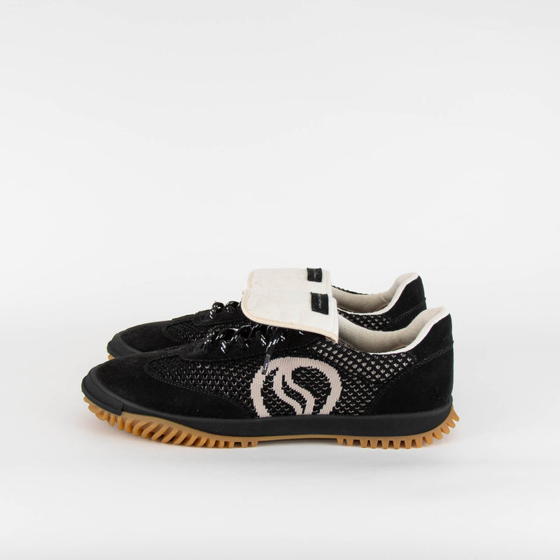 Stella McCartney Black S-Wave Sport Mesh Panelled Trainers