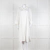 Max Mara Leisure White Soft Cotton  Shirt Dress