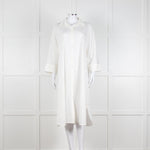 Max Mara Leisure White Soft Cotton  Shirt Dress