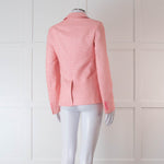 Vilagallo Neon Pink Silver Blazer Jacket