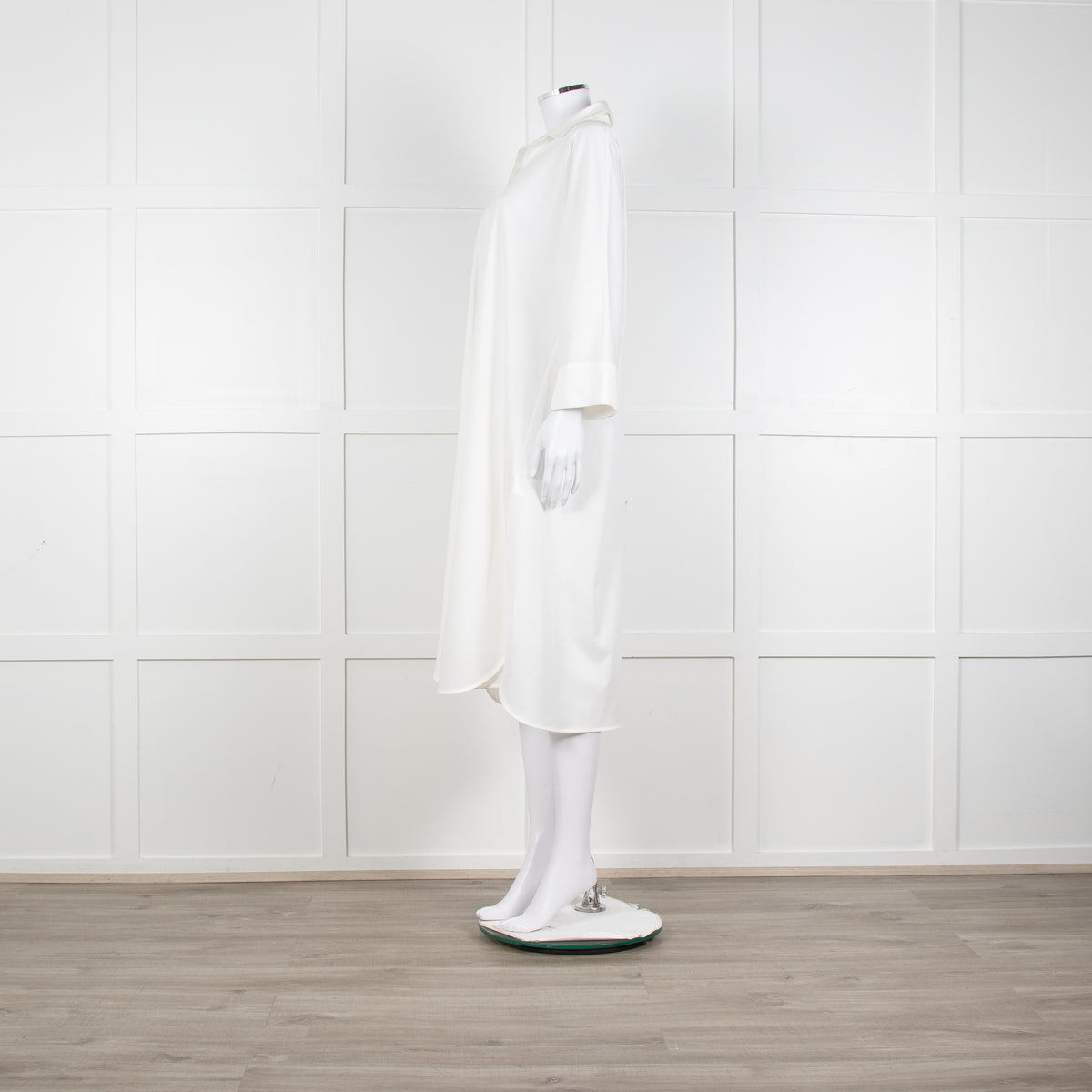 Max Mara Leisure White Soft Cotton  Shirt Dress