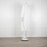 Max Mara Leisure White Soft Cotton  Shirt Dress