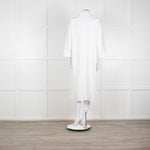 Max Mara Leisure White Soft Cotton  Shirt Dress