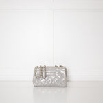 Russell & Bromley Grey Patent Crossbody Bag