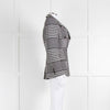 Alexander McQueen Black And White Checked Double Breasted Jacket