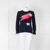 Jumper 1234 Navy Neon Shooting Star Jumper