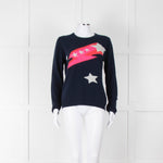 Jumper 1234 Navy Neon Shooting Star Jumper