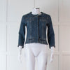 Liu Jo Blue Denim Rhinestone Embellished Jacket
