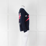Jumper 1234 Navy Neon Shooting Star Jumper