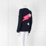 Jumper 1234 Navy Neon Shooting Star Jumper