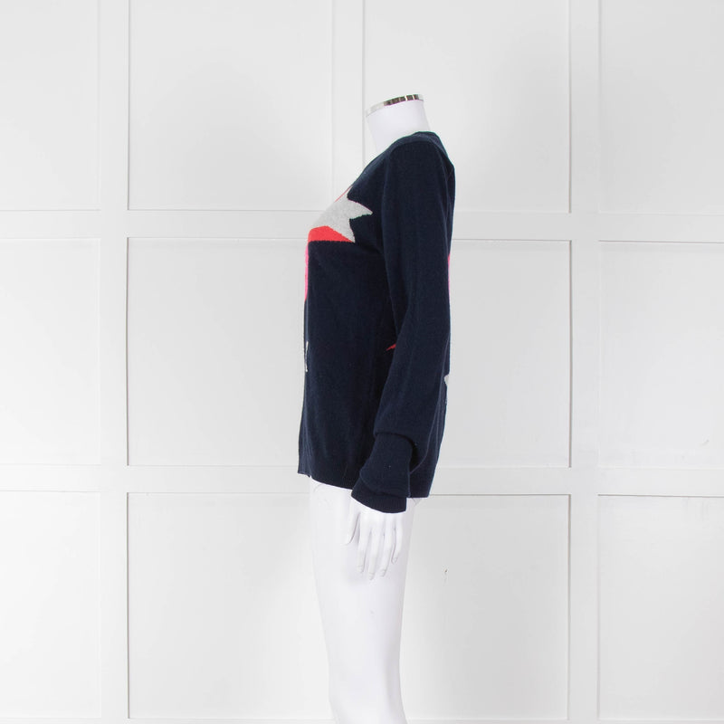 Jumper 1234 Navy Neon Shooting Star Jumper