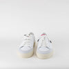 Axel Arigato Clean 90 Triple White Pink Chrome Silver Trainers