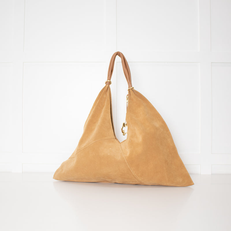 Radley Green Lane Tan Suede Open Top Bag