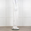 Frame Cream Contrast Stitch Straight Leg Jeans