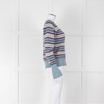 Brora Fairisle Cashmere Round Neck Jumper