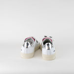 Axel Arigato Clean 90 Triple White Pink Chrome Silver Trainers