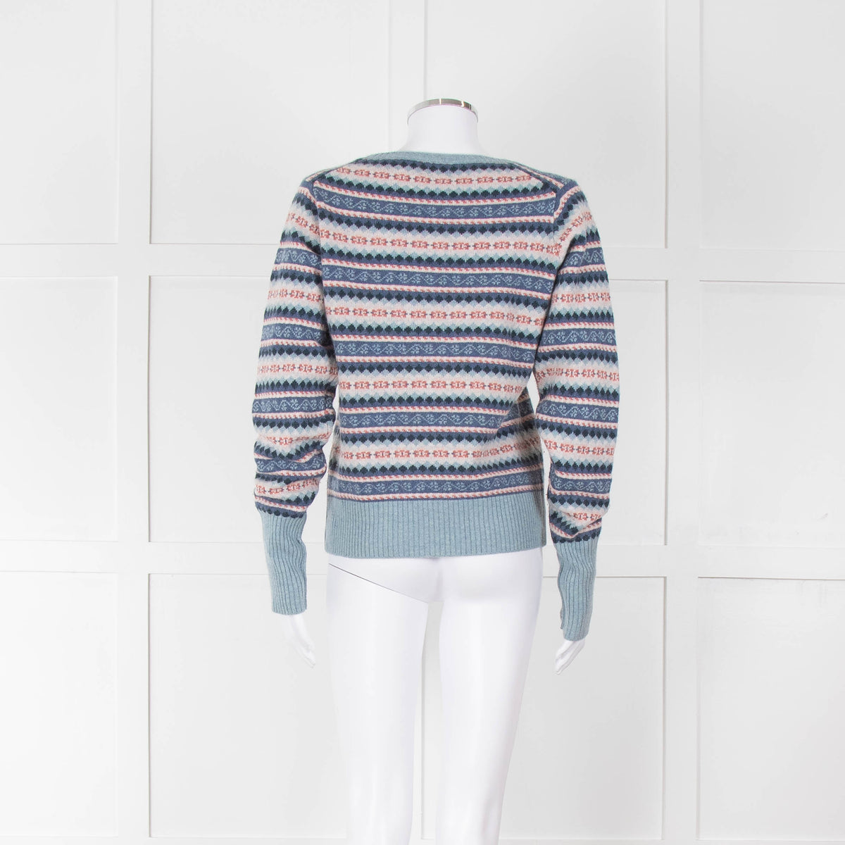 Brora Fairisle Cashmere Round Neck Jumper