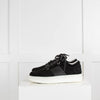 Jimmy Choo Hawaii Black Suede With Glitter Stripe Trainers