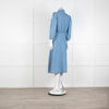 Ba&sh Blue Denim Larta Midi Dress